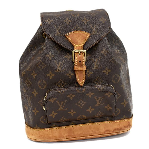 5000001884121076 1 Louis Vuitton Montsouris MM Backpack Monogram Brown