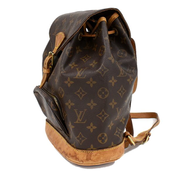 5000001884121076 2 Louis Vuitton Montsouris MM Backpack Monogram Brown