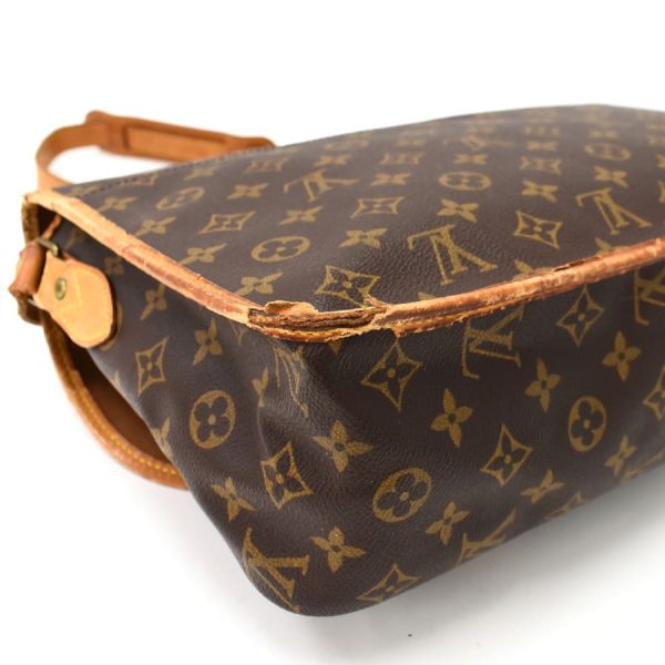 5000001884121097 5 LOUIS VUITTON Gibeciere GM Shoulder Bag M42246 Monogram Brown