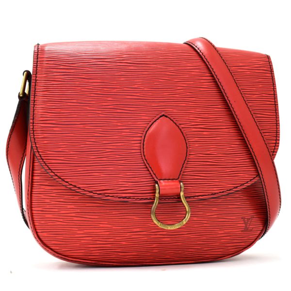 5000001884121126 1 Louis Vuitton Saint Cloud Shoulder Bag M52197 Epi Leather Castilian Red