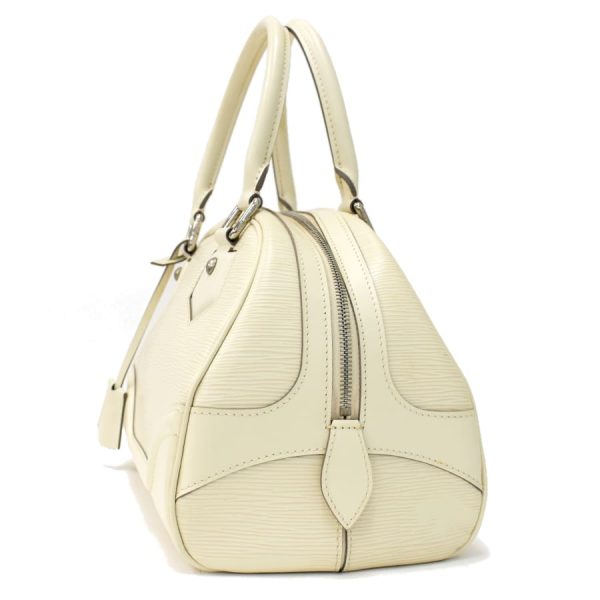 5000001884121154 2 Louis Vuitton Bowling Montaigne PM Handbag Epi White