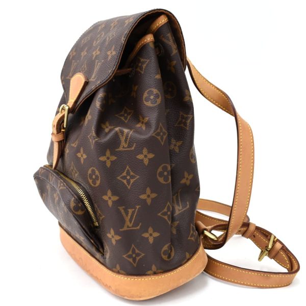 5000001884121210 2 Louis Vuitton Montsouris MM Backpack Monogram Brown