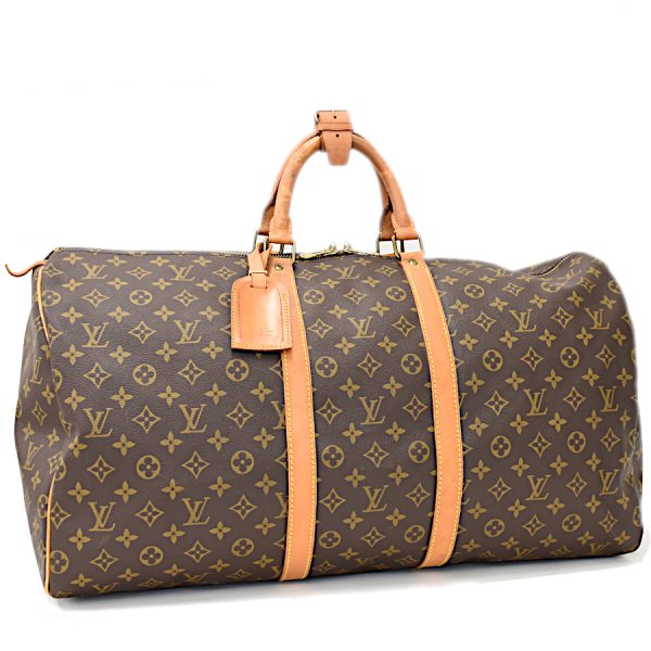 5000001884121227 1 Louis Vuitton Keepall 55 Boston Bag Monogram Brown