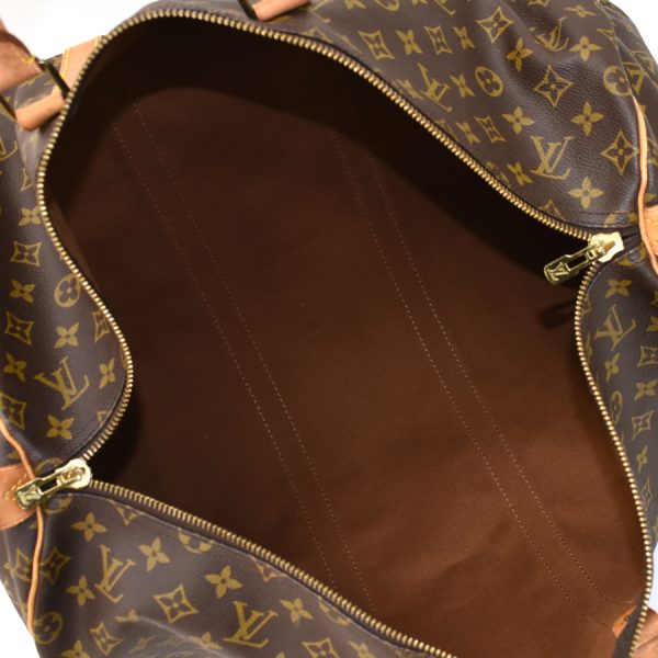 5000001884121227 7 Louis Vuitton Keepall 55 Boston Bag Monogram Brown