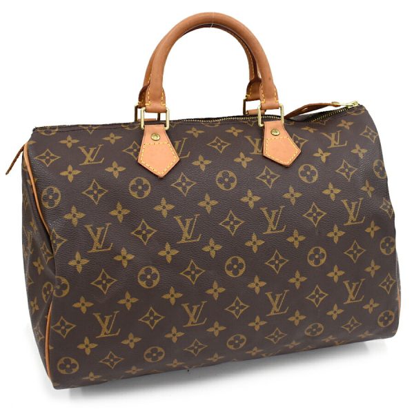 5000001884121312 1 Louis Vuitton Speedy 35 Handbag Monogram Brown