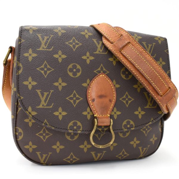 5000001884121507 1 LOUIS VUITTON Saint Cloud GM Shoulder Bag M51242 Monogram Brown