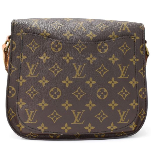 5000001884121507 3 LOUIS VUITTON Saint Cloud GM Shoulder Bag M51242 Monogram Brown