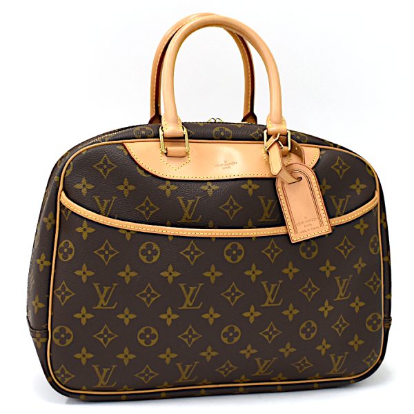 binary comment Louis Vuitton Deauville Handbag Monogram Brown