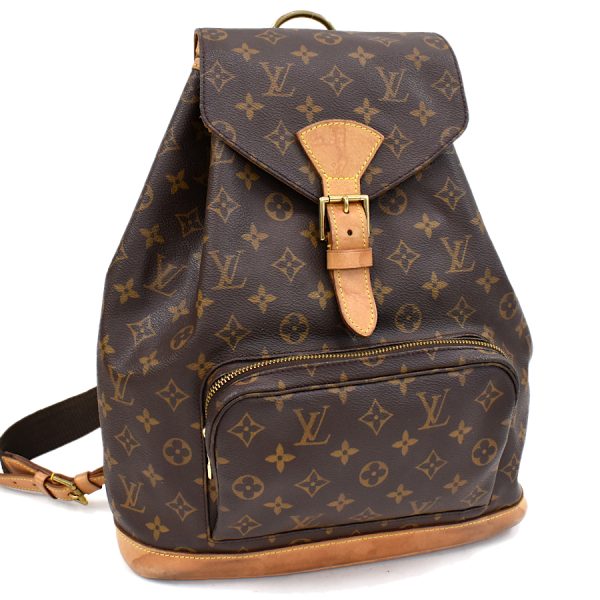 5000001884121519 1 Louis Vuitton Montsouris GM Backpack Monogram Brown