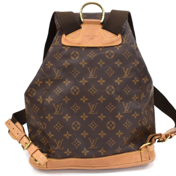 5000001884121519 3 Louis Vuitton Montsouris GM Backpack Monogram Brown