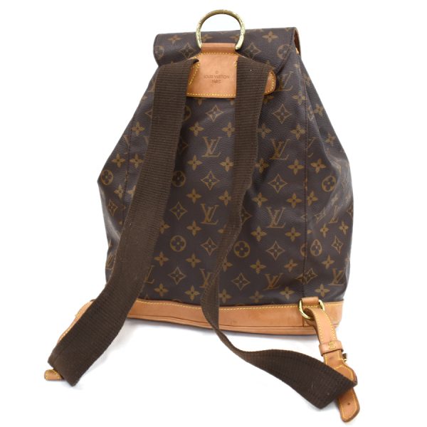 5000001884121519 4 Louis Vuitton Montsouris GM Backpack Monogram Brown