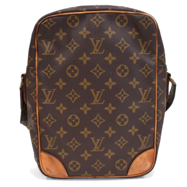 5000001884121521 3 Louis Vuitton Danube MM Crossbody Shoulder Bag Monogram Brown