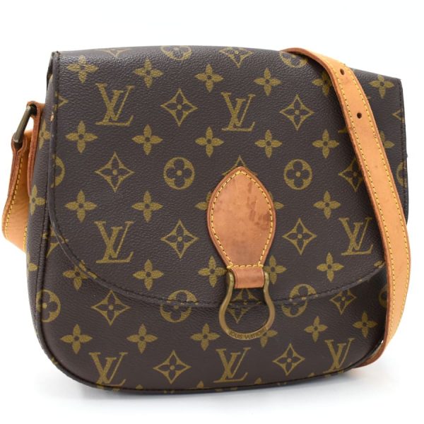 5000001884121523 1 LOUIS VUITTON Saint Cloud GM Shoulder Bag M51242 Monogram Brown