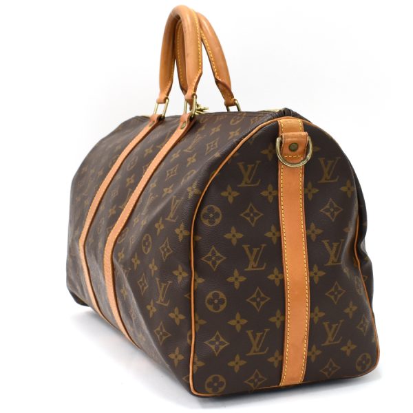 binary comment Louis Vuitton Keepall Bandouliere 45 Monogram Brown