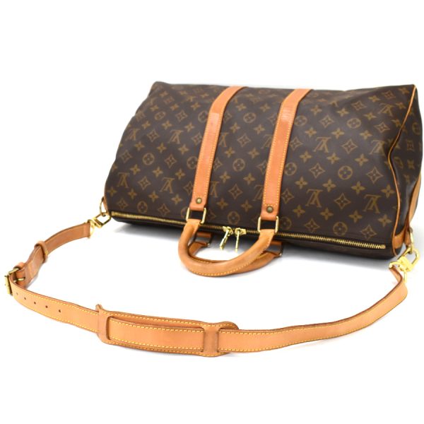 binary comment Louis Vuitton Keepall Bandouliere 45 Monogram Brown