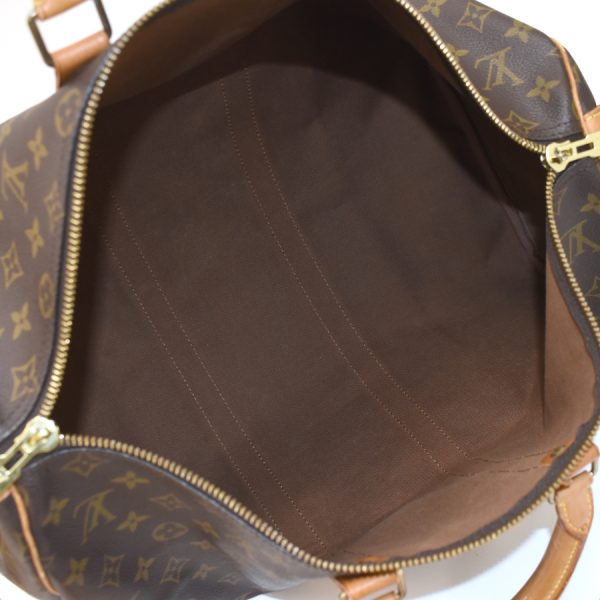 binary comment Louis Vuitton Keepall Bandouliere 45 Monogram Brown