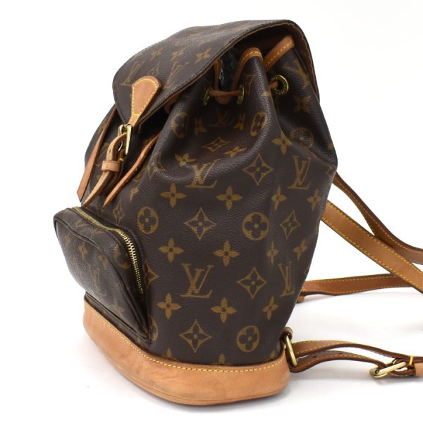 binary comment Louis Vuitton Montsouris MM Backpack Monogram Brown