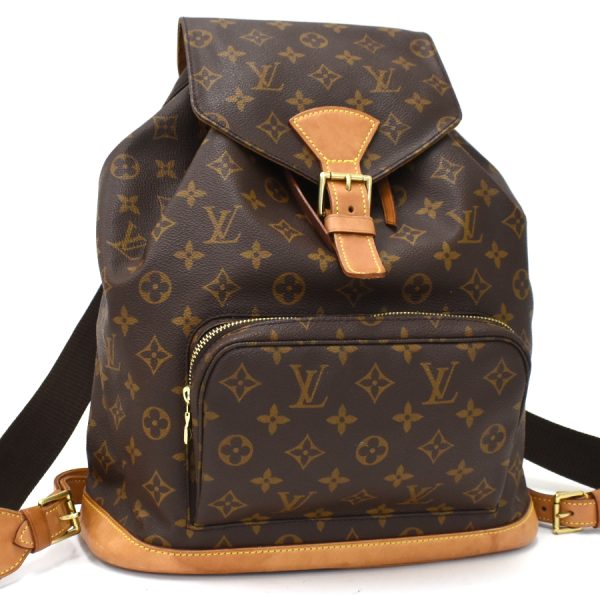 binary comment Louis Vuitton Montsouris GM Backpack Monogram Brown