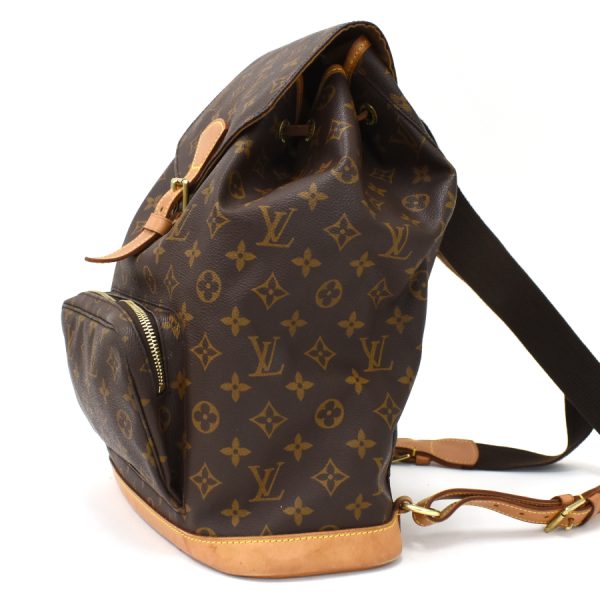 binary comment Louis Vuitton Montsouris GM Backpack Monogram Brown