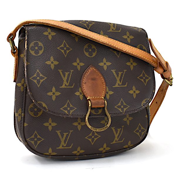 binary comment Louis Vuitton Saint Cloud MM Shoulder Bag Monogram Brown