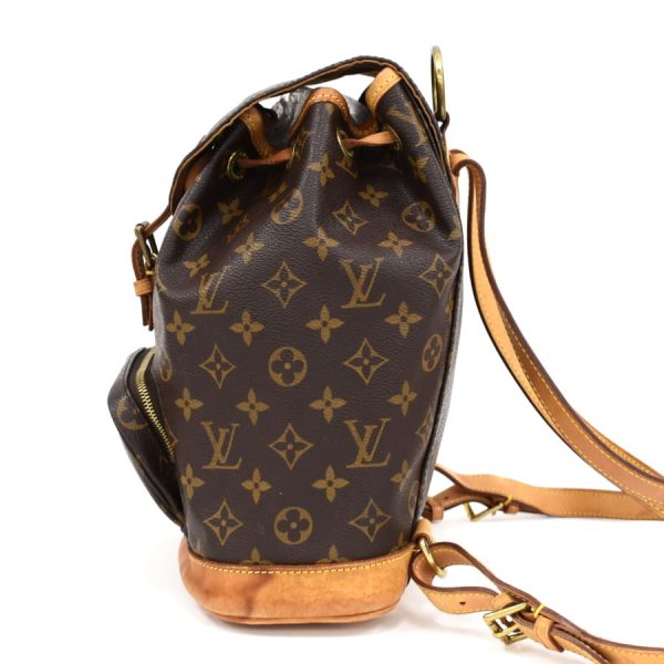 5000001884121660 2 Louis Vuitton Montsouris MM Backpack Monogram Brown