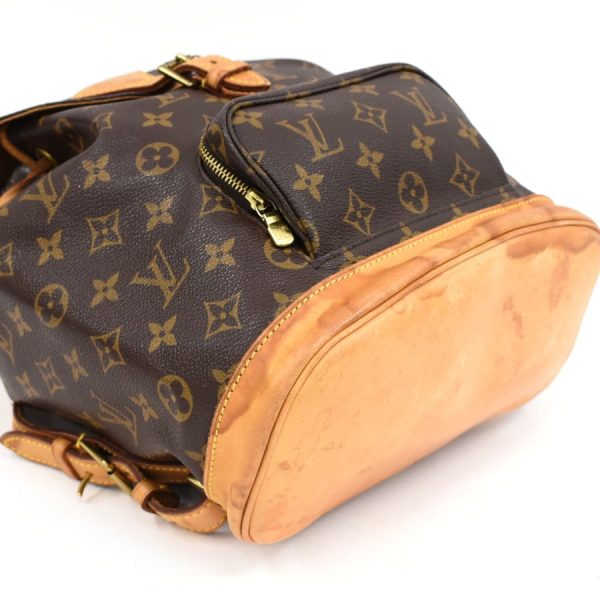 5000001884121660 6 Louis Vuitton Montsouris MM Backpack Monogram Brown