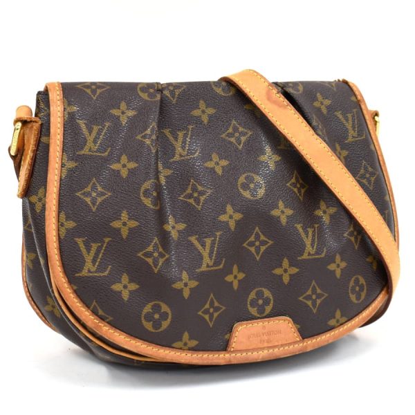 5000001884121666 1 Louis Vuitton Menilmontant PM Crossbody Monogram Brown