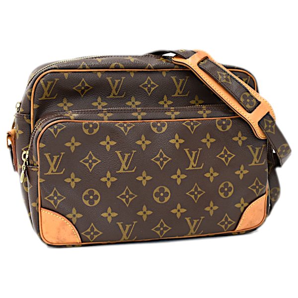 5000001884121686 1 Louis Vuitton Nile Shoulder Bag M45244 Canvas Brown