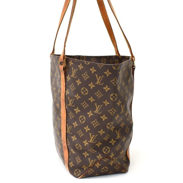 5000001884121778 2 Louis Vuitton Tote Sack Shopping Bag Monogram Canvas Brown