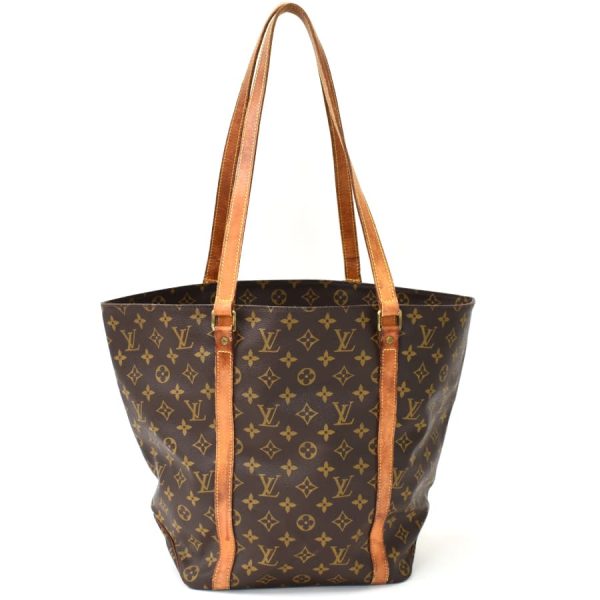 5000001884121778 3 Louis Vuitton Tote Sack Shopping Bag Monogram Canvas Brown