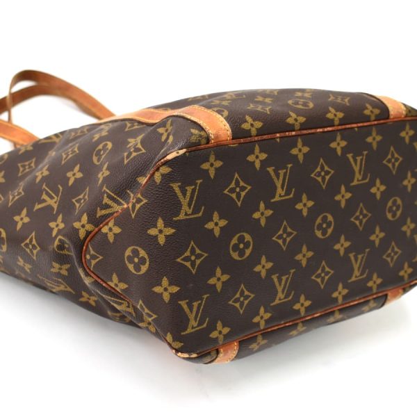 5000001884121778 5 Louis Vuitton Tote Sack Shopping Bag Monogram Canvas Brown