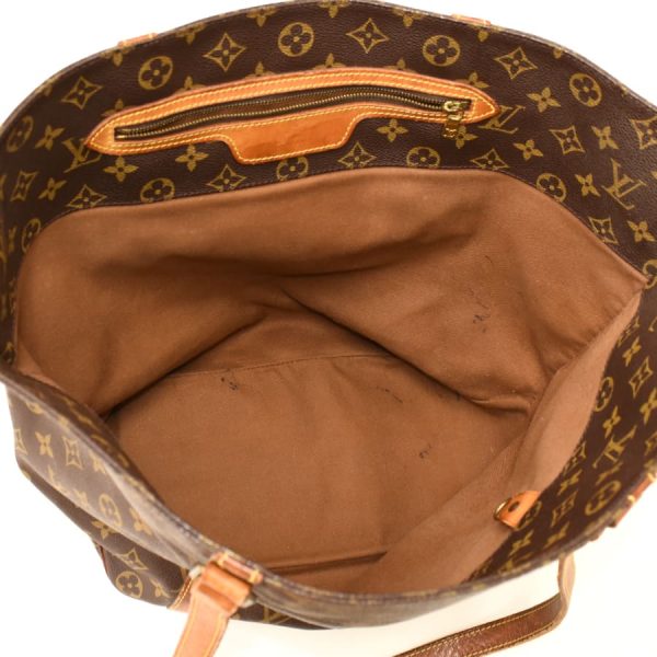 5000001884121778 8 Louis Vuitton Tote Sack Shopping Bag Monogram Canvas Brown