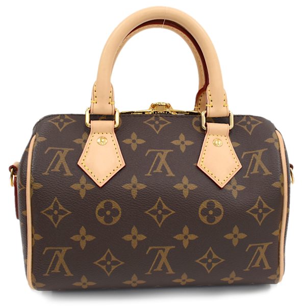 5000001884121829 3 Louis Vuitton Speedy Bandouliere 20 2way Monogram Brown