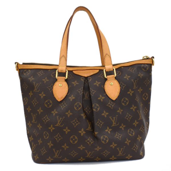 5000001884121867 3 Louis Vuitton Palermo PM 2way Handbag Monogram Brown