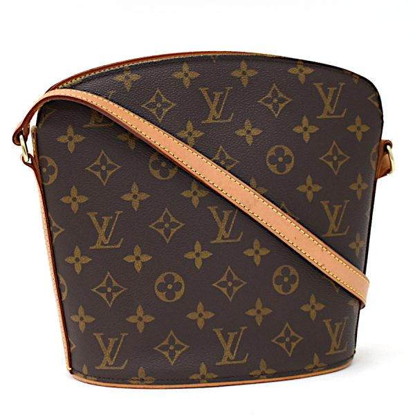 5000001884121876 1 Louis Vuitton Drouot Crossbody Shoulder Bag Monogram Brown