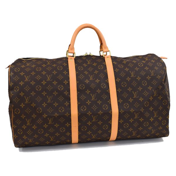 5000001884121946 1 Louis Vuitton Keepall 60 Travel Boston Bag Monogram Brown