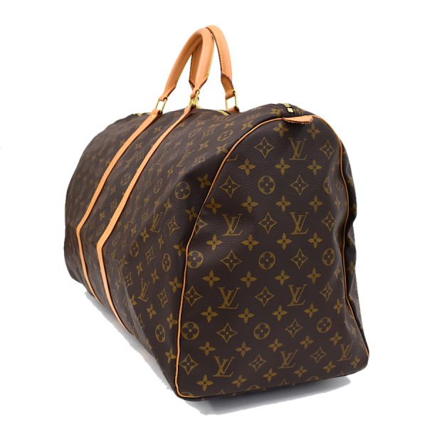 5000001884121946 2 Louis Vuitton Keepall 60 Travel Boston Bag Monogram Brown