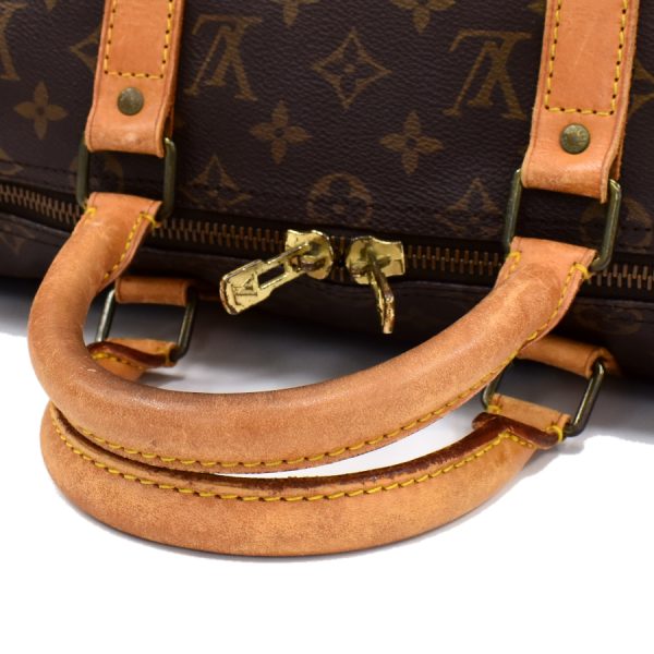 5000001884122052 7 Louis Vuitton Keepall 50 Boston Travel Bag Monogram Brown