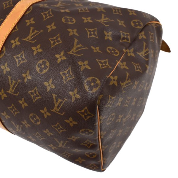 5000001884122053 6 Louis Vuitton Keepall 50 Boston Travel Bag Monogram Brown