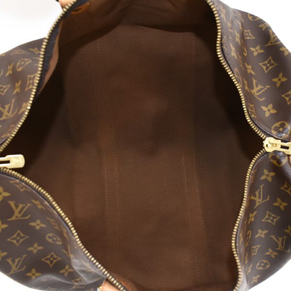 5000001884122053 8 Louis Vuitton Keepall 50 Boston Travel Bag Monogram Brown