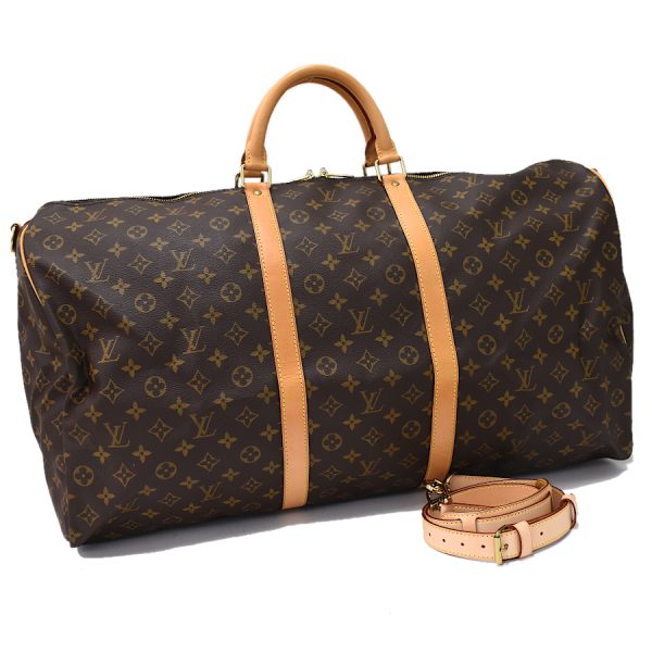 5000001884122058 1 Louis Vuitton Keepall Bandouliere 60 Boston Bag Monogram Brown