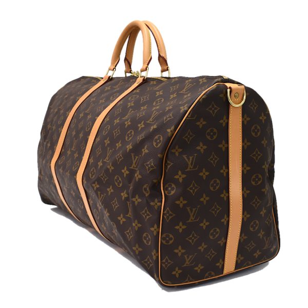 5000001884122058 2 Louis Vuitton Keepall Bandouliere 60 Boston Bag Monogram Brown