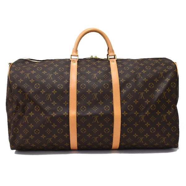 5000001884122058 3 Louis Vuitton Keepall Bandouliere 60 Boston Bag Monogram Brown