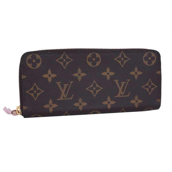 5000001884122090 1 Louis Vuitton Portefeuille Clemence Long Wallet Monogram Rose Ballerine