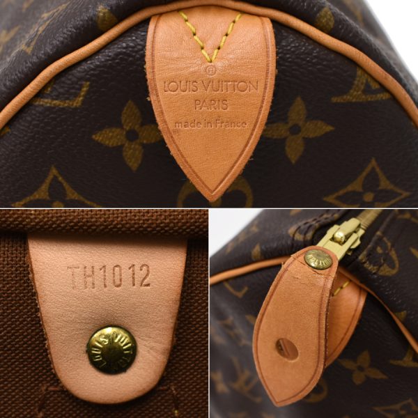 5000001884122091 9 Louis Vuitton Speedy 30 Mini Boston Handbag Monogram Brown