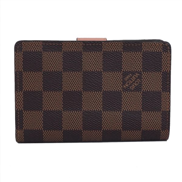 5000001884122100 3 Louis Vuitton Portefeuille Juliet Fold Wallet Damier Ebene Canvas