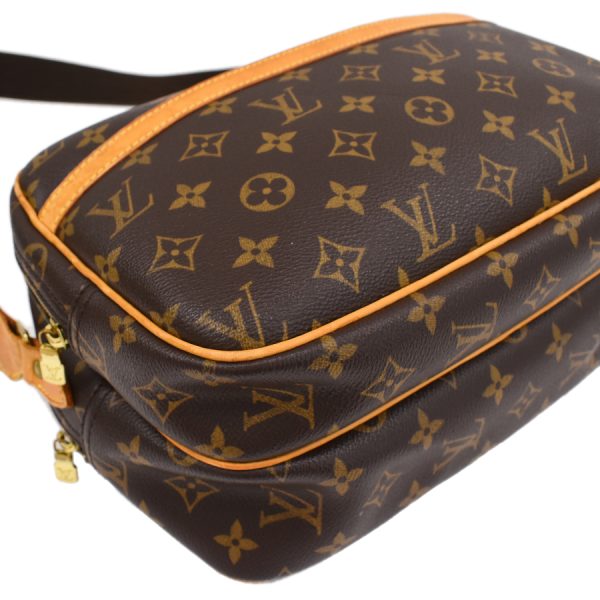 5000001884122104 6 Louis Vuitton Reporter PM Shoulder Bag Monogram Brown