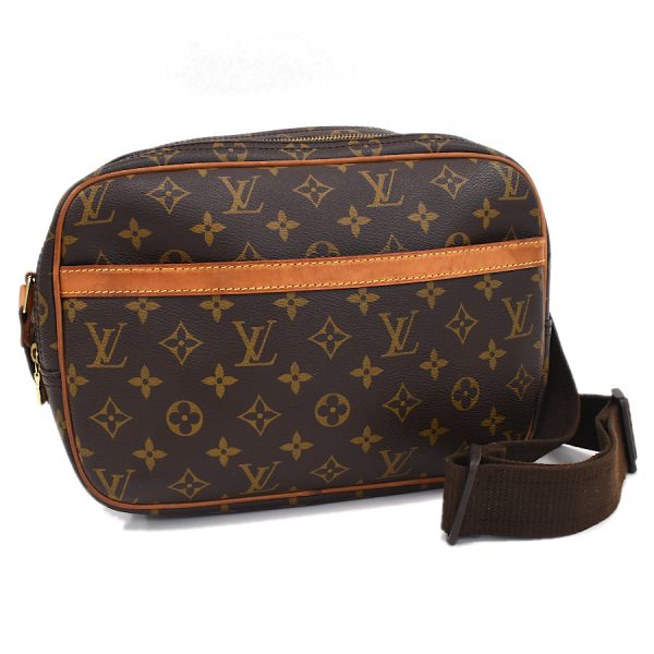 5000001884122107 1 Louis Vuitton Reporter PM Shoulder Bag Monogram Brown