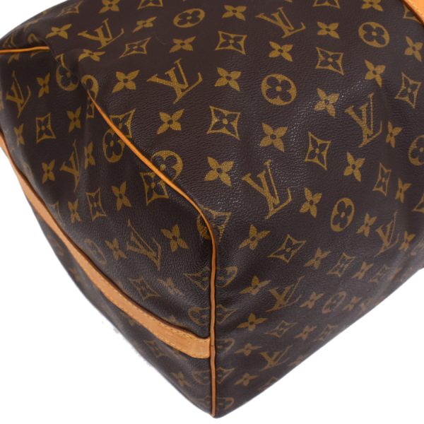 5000001884122110 5 Louis Vuitton Keepall Bandouliere 55 Boston Travel Bag Monogram Brown