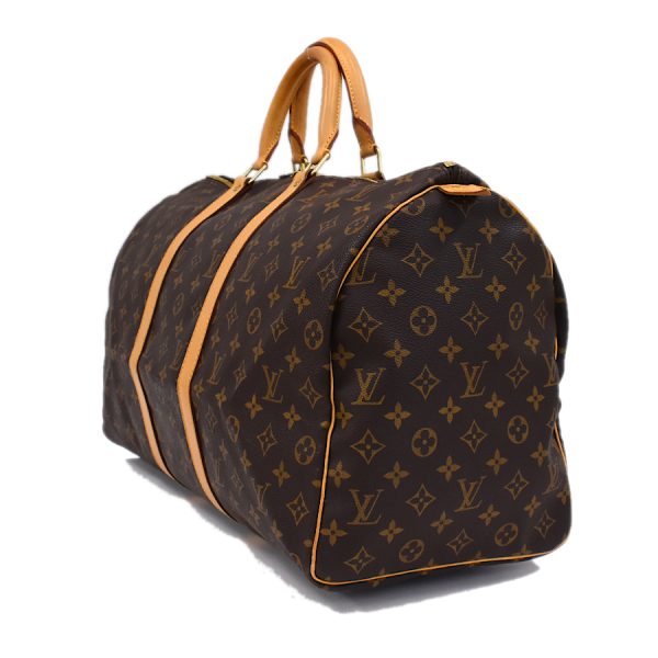 5000001884122112 2 Louis Vuitton Keepall 50 Boston Travel Bag Monogram Brown